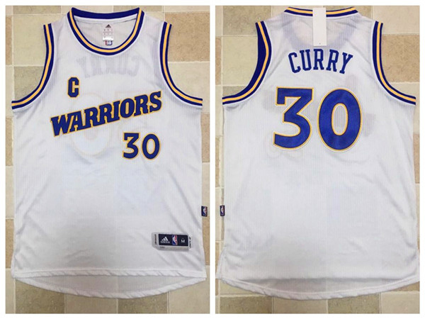 2017 NBA Golden State Warriors #30 Stephen Curry white Jerseys->youth mlb jersey->Youth Jersey